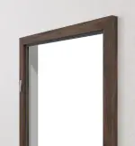 Detailansicht von HÖRMANN Blendrahmen Alpineiche Duradecor ProLine mit eckiger Kante