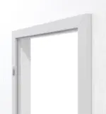 Detailansicht von JELD-WEN Blendrahmen Nickelgrau ähnl. RAL 7047