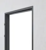 Detailansicht von CLASSEN Blockrahmen für Brandschutztüren EI30 42db Graphit RAL 7024 CPL