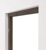 Detailansicht von HÖRMANN Blockrahmen Alpineiche Duradecor ProLine mit eckiger Kante