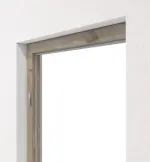 Detailansicht von HÖRMANN Blockrahmen Nordeiche Duradecor ProLine mit runder Kante