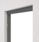 Detailansicht von HUGA Blockrahmen Hygge grau Dekor Basic mit runder Kante