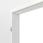Detailansicht von GARANT Blendrahmen für Doppelflügeltüren Authentic Bianco CePaL mit runder Kante