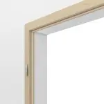 Detailansicht von GARANT Blendrahmen für Doppelflügeltüren Ahorn Natura CePaL mit runder Kante