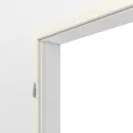 Detail-Ansicht von TEUTO Blendrahmen für Doppelflügeltüren Weißlack 9010 CPL mit runder Kante