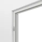 Detailansicht von GARANT Blockrahmen für Doppelflügeltüren Authentic Grigio CePaL mit runder Kante