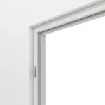 Detail-Ansicht von TEUTO Blockrahmen für Doppelflügeltüren Authentic Grigio CPL mit runder Kante