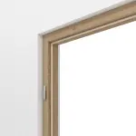 Detail-Ansicht von TEUTO Blockrahmen für Doppelflügeltüren Authentic Risseiche CPL mit runder Kante