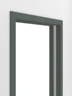 Detailansicht von WESTAG Schiebetürsystem in der Wand laufend Verde Comodoro FX 0750 FENIX NTM