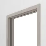 Detailansicht von WESTAG Schiebetürsystem in der Wand laufend Semento BN 434 PortaLit CPL