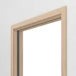 Detailansicht von WESTAG Schiebetürsystem in der Wand laufend Eiche Eleganzia Ei 342 PortaLit CPL