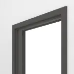 Detailansicht von GARANT Schiebetürsystem in der Wand laufend 10622-60 Ebony CePaL