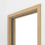 Detailansicht von GARANT Schiebetürsystem in der Wand laufend Authentic Asteiche CePaL