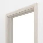 Detailansicht von Schiebetürsystem in der Wand laufend Gebürstete Salzeiche Duradecor - Hörmann