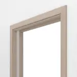 Detailansicht von Schiebetürsystem in der Wand laufend Graueiche Duradecor - Hörmann