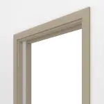 Detailansicht von Schiebetürsystem in der Wand laufend Ultramatt Taupe Concepto - Hörmann