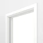 Detailansicht von Schiebetürsystem in der Wand laufend Ultramatt Weiß Versio - Huga