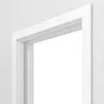 Detailansicht von JELD-WEN Schiebetürsystem in der Wand laufend Classic Samtesche Weiß