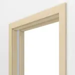 Detailansicht von JELD-WEN Schiebetürsystem in der Wand laufend Classic Ahorn kanad. Echtholzfurniert