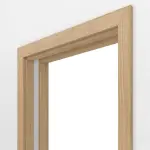 Detailansicht von JELD-WEN Schiebetürsystem in der Wand laufend Classic Eiche europ. astig Echtholzfurniert