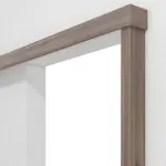 Detailansicht von CLASSEN Schiebetürsystem Esche Graphit Iridium ohne Zarge