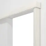 Detailansicht von CLASSEN Schiebetürsystem Esche Weiß 3D Look ohne Zarge