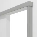 Detailansicht von CLASSEN Schiebetürsystem Grau Matt Primo ohne Zarge