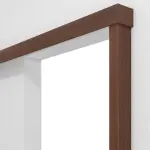 Detailansicht von CLASSEN Schiebetürsystem Nuss Primo ohne Zarge