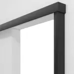 Detailansicht von CLASSEN Schiebetürsystem Uni Black Iridium ohne Zarge