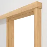 Detailansicht von CLASSEN Schiebetürsystem Eiche geölt 3D Look mit Zarge