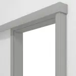 Detailansicht von CLASSEN Schiebetürsystem Grau Matt Primo mit Zarge