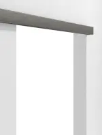 Detailansicht von WESTAG Schiebetürsystem vor der Wand laufend Acciaio Hamilton FX 5000 Fenix NTA