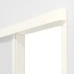 Detailansicht von GARANT Schiebetürsystem vor der Wand laufend 0105-60 Pearl White CePaL