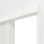 Detailansicht von GARANT Schiebetürsystem vor der Wand laufend Authentic Bianco CePaL