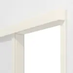 Detailansicht von GARANT Schiebetürsystem vor der Wand laufend Weißlack 9010 CePaL