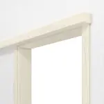 Detailansicht von Schiebetürsystem vor der Wand laufend Lärche lasiert Durat - Huga