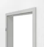 Detailansicht von GARANT Zarge D92-60 Dove Grey Resopal mit eckiger Kante