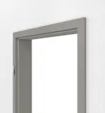 Detailansicht von GARANT Zarge U12115SD Platingrau GHK08 mit eckiger Kante