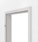 Detailansicht von GARANT Zarge für Feuchtraumtüren U12188SD Lichtgrau GHK08 mit eckiger Kante