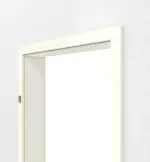 Detailansicht von GARANT Zarge für Schallschutztüren W980ST15 Platinweiß GHK08 mit eckiger Kante