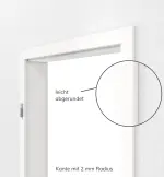 Bild 2 von Arctic Weiß A 222 PortaLit Zarge (eckig mit 2 mm Radius) für Wohnungseingangstür - Westag