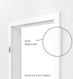 Bild 2 von Arctic Weiß A 222 GetaLit Zarge (Eckige Kante) für Schallschutztür - Westag