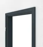 Detailansicht von Titangrau A 416 PortaLit Zarge (eckig mit 2 mm Radius) - Westag