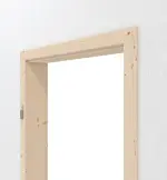 Detailansicht von Zarge Fichte Massivholz mit abgerundeter Kante - Radex