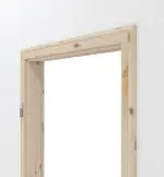 Detailansicht von Zarge profiliert Kiefer Massivholz mit abgerundeter Kante - Radex