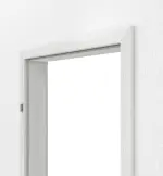 Detailansicht von GARANT Zarge für Wohnungseingangstüren Authentic Grigio CePaL mit runder Kante