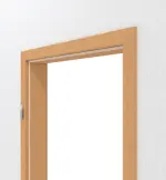 Detailansicht von Zarge Dekor Buche mit runder Kante - Interio