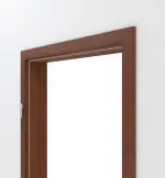 Detailansicht von Zarge Italienische Walnuss CPL mit runder Kante - Classen