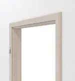 Detailansicht von Zarge Dekor Nuss Columbia Hell mit runder Kante - Interio