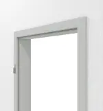 Detailansicht von Zarge RAL 7035 Lichtgrau Rundkante - Lebo